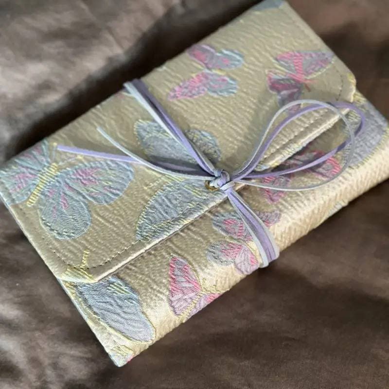 Красивый блокнот в стиле А5/А6 с цветочным принтом